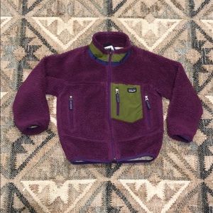 Girls Patagonia Fleece Jacket Retro-X 5/6 XS